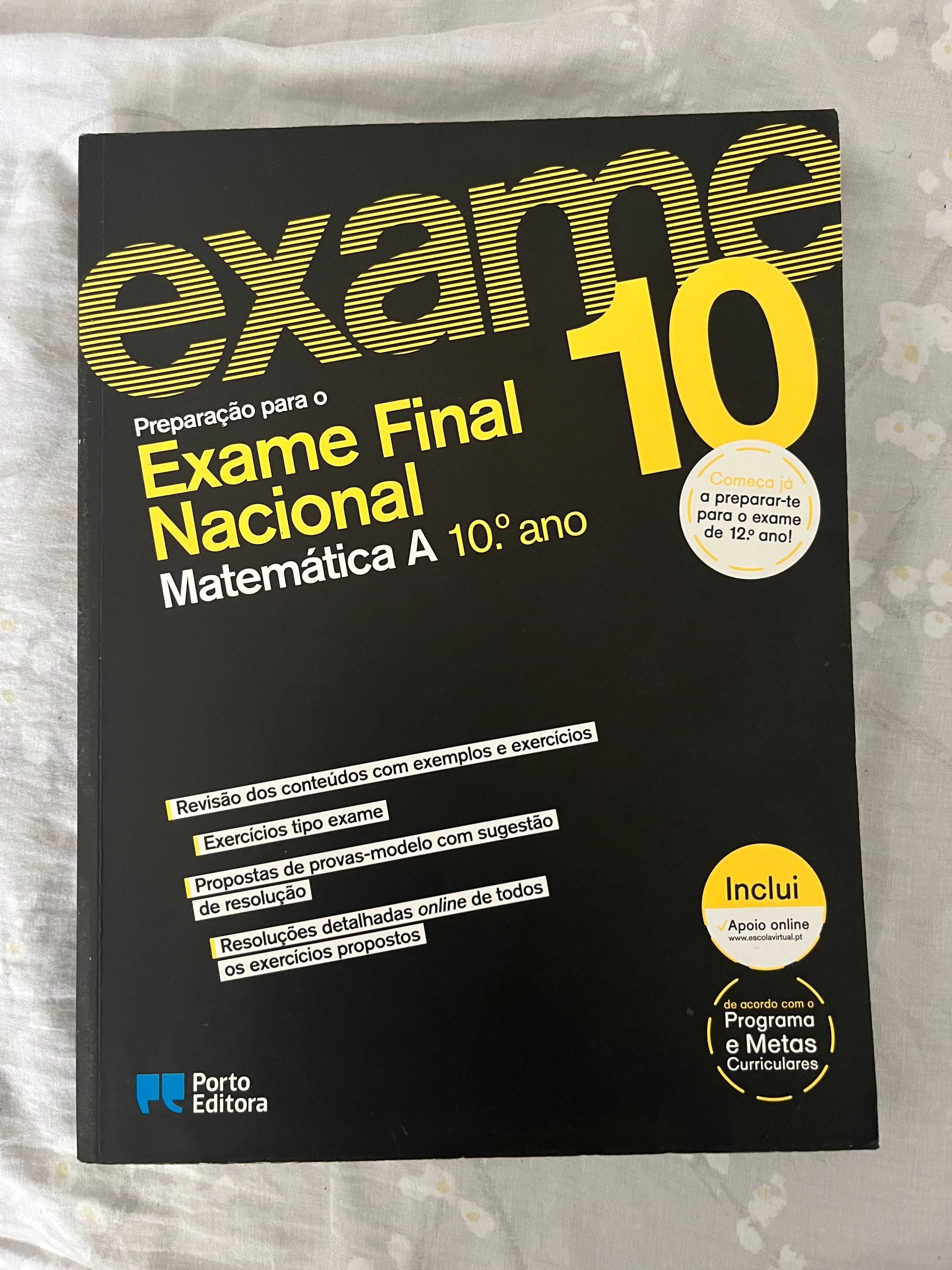 Livro preparação Exame matemática 10º e 11º