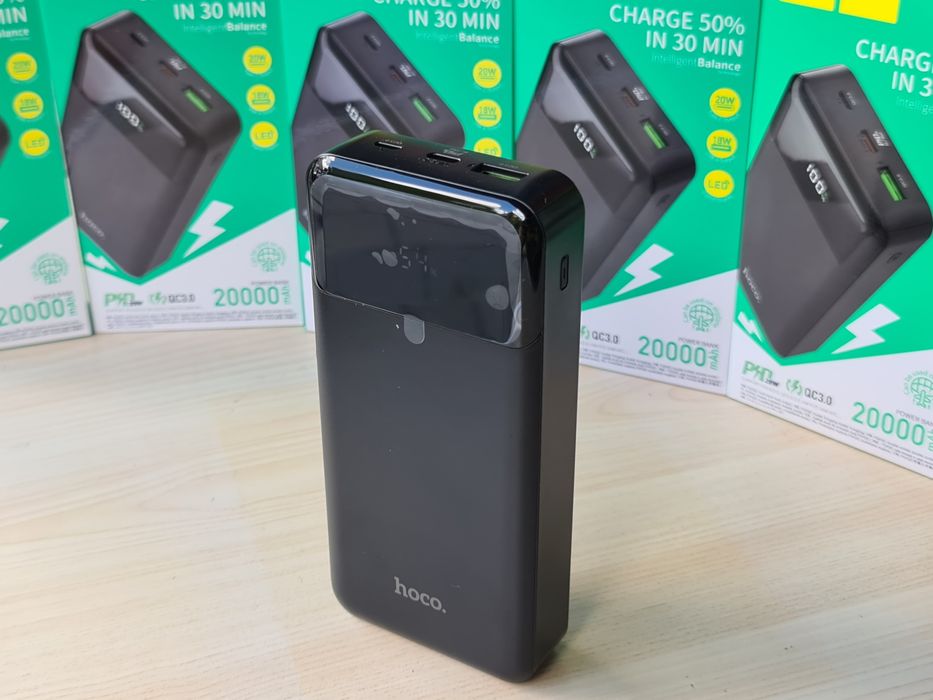 АКЦІЯ! 20000mAh 20w Power Bank HOCO j102а; Повербанк baseus; xiaomi