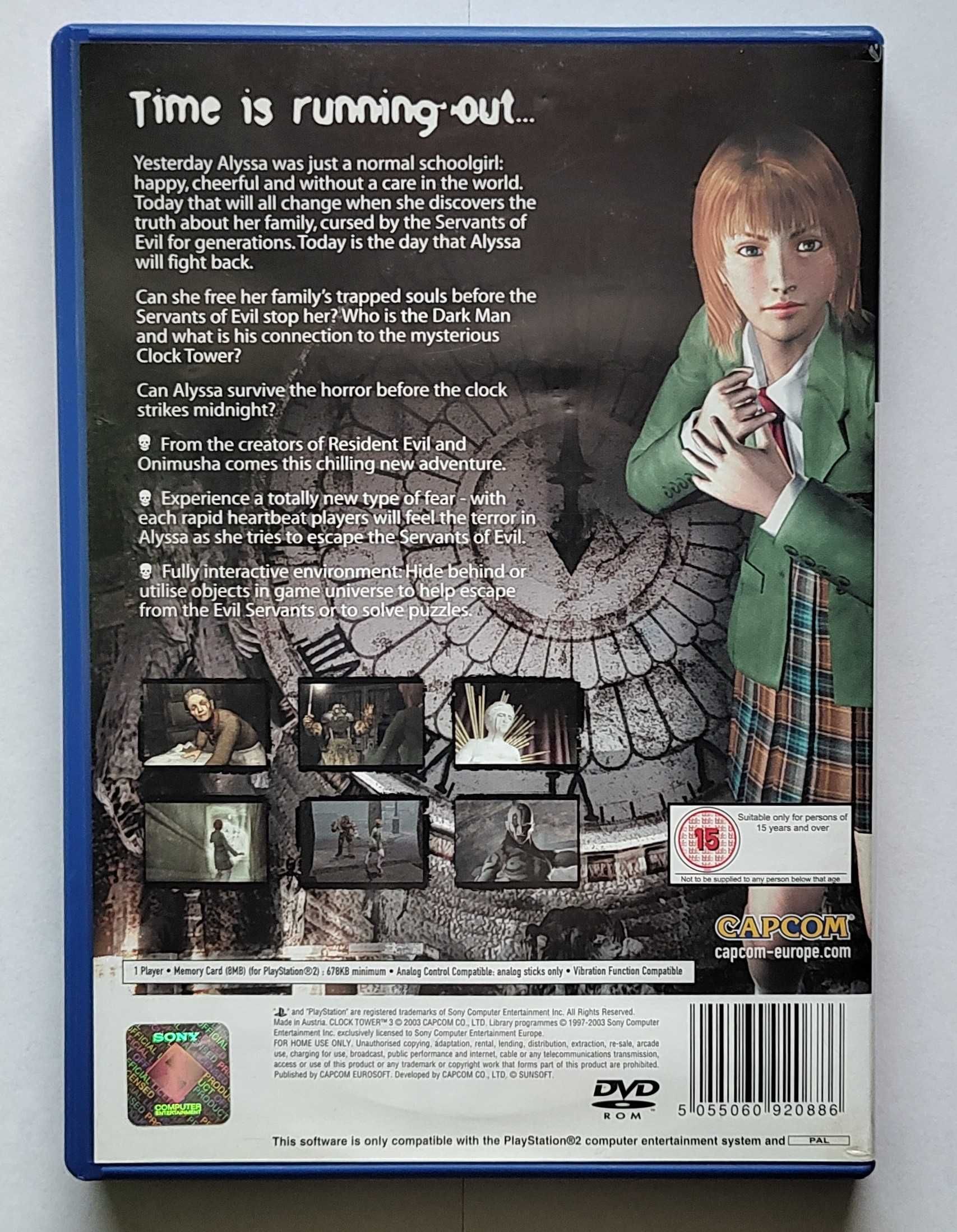 Clock Tower 3 PS2 / Świetny Stan / 3xA / Unikat