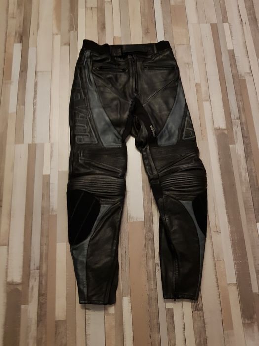 Spodnie motocyklowe skórzane roz S-M REVIT motor motocykl JAK NOWE 117