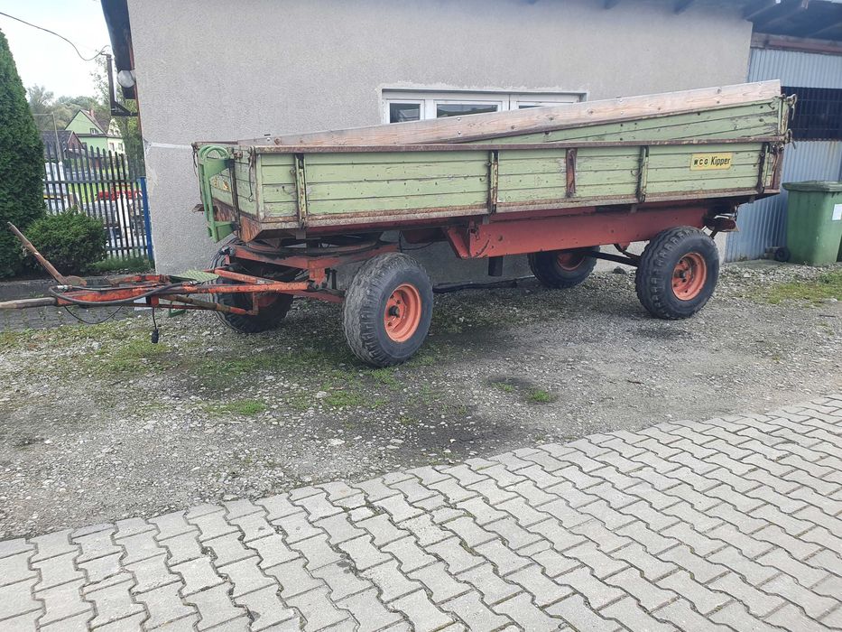 Przyczepa wywrotka trzy strony rolnicza