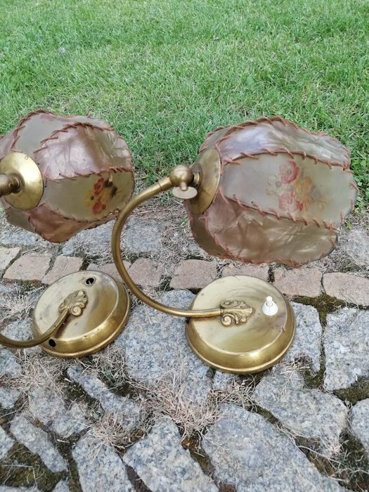 Lampki nocne art deco 2 szt, vintage
