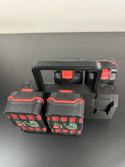 Koszyk na 6 akumulatorów kompatybilny z Parkside X20V | AnKacreation3D