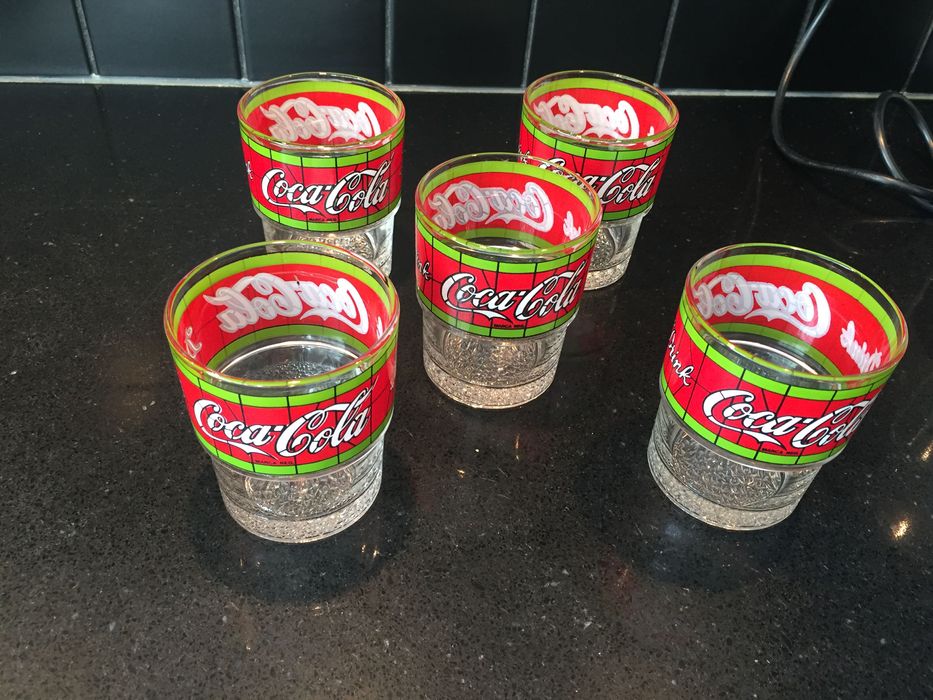 Copos Coca-cola vintage estilo tiffany