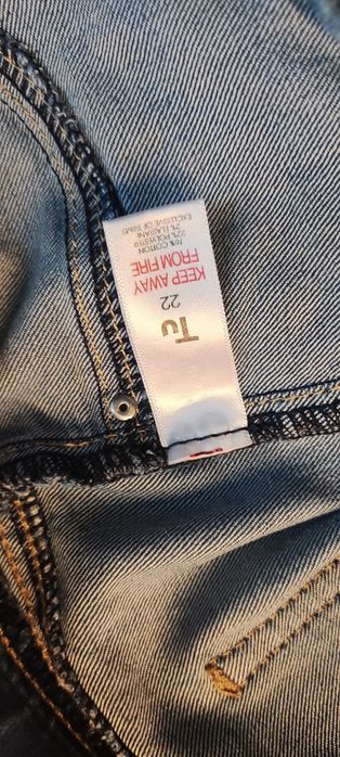 Spodnie damskie jeansy 50/52