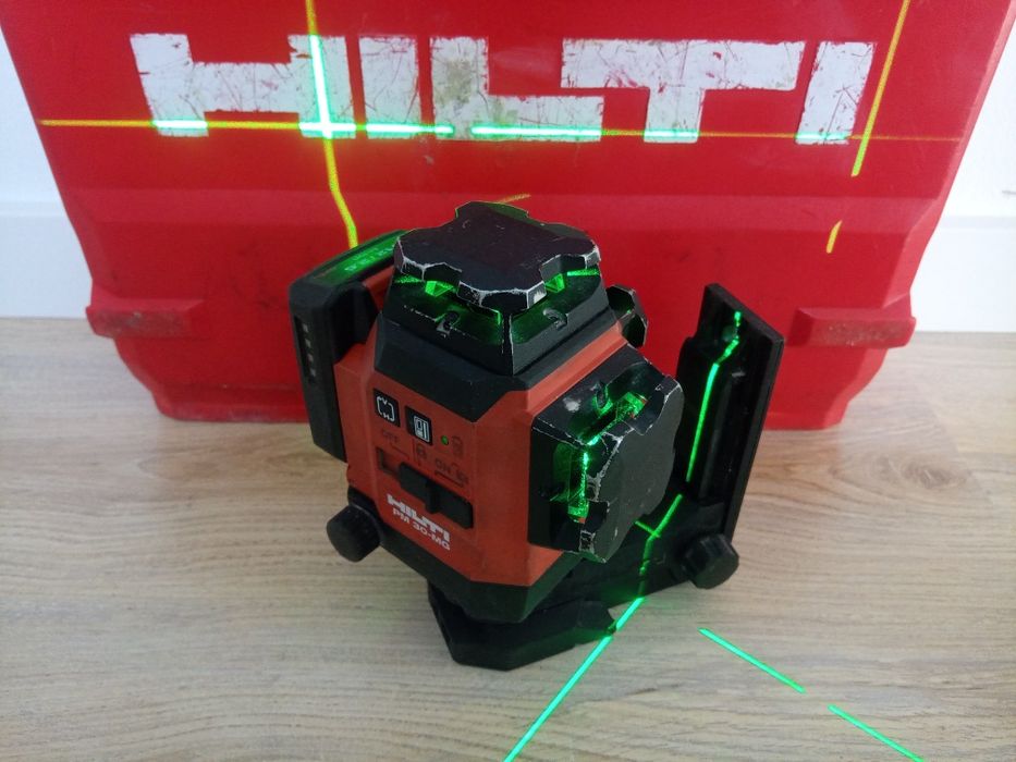 Hilti Pm 30 -MG Laser niwelator wieloliniowy 3x360st. zestaw