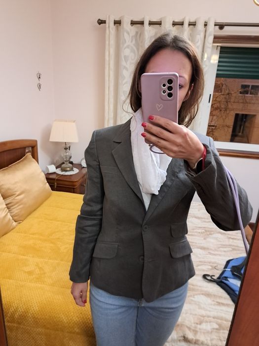 Blazer cinzento rato