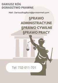 Doradztwo Prawne ( Prawo Administracyjne, Cywilne, Pracy)