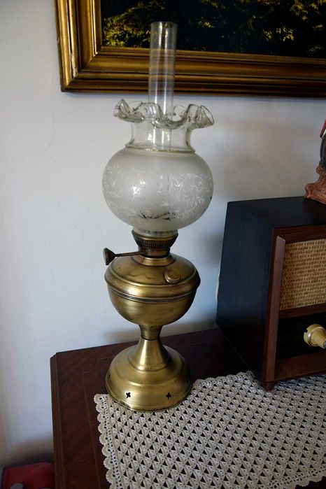 Candeeiro Antigo a Petroleo