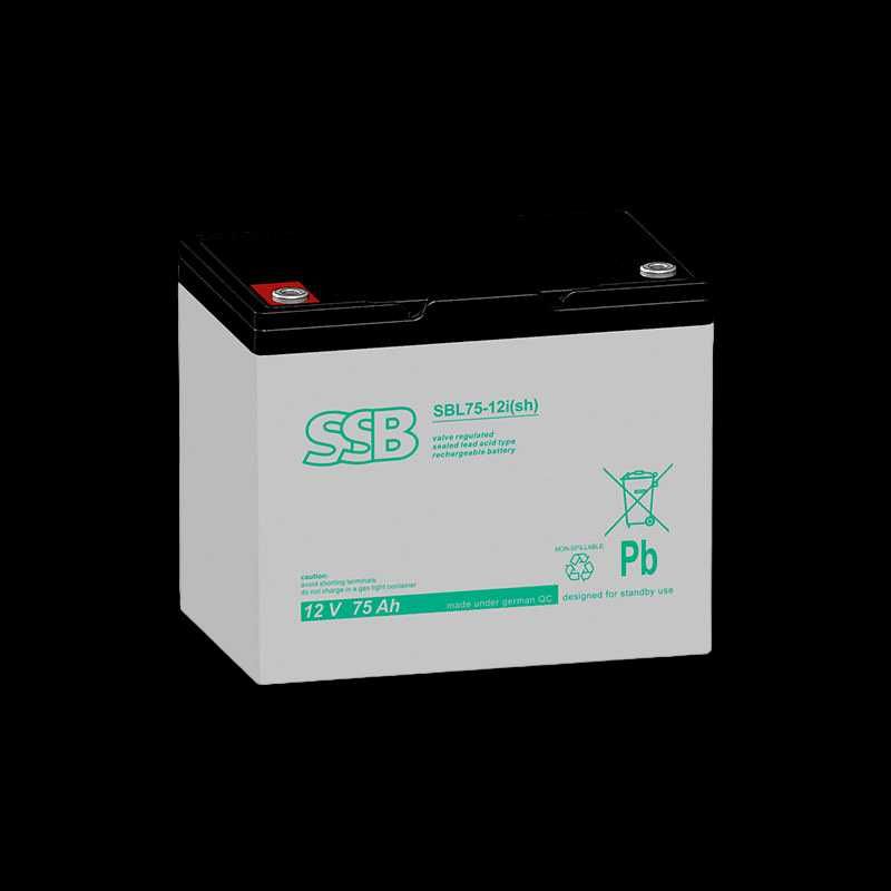 Акумуляторна батарея SSB Battery SBLV75-12i AGM акумулятор для ДБЖ ИБП