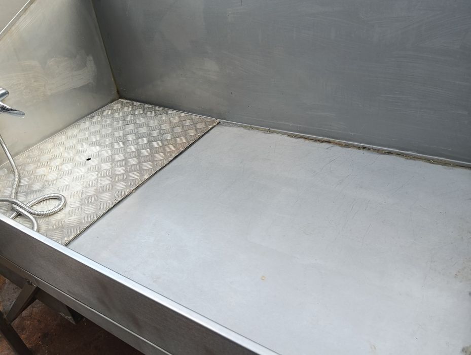 Banheira em inox para tosquias cães