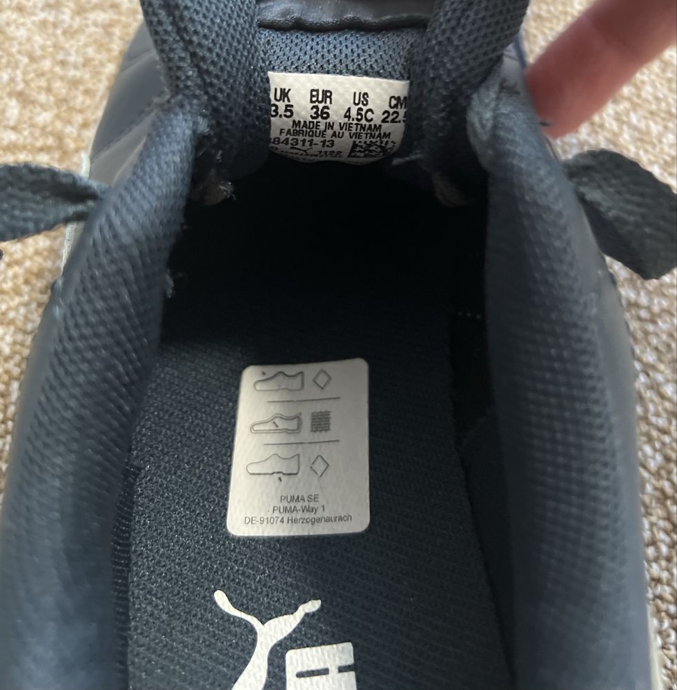 Sneakersy Puma rickie classic jr dark night plati