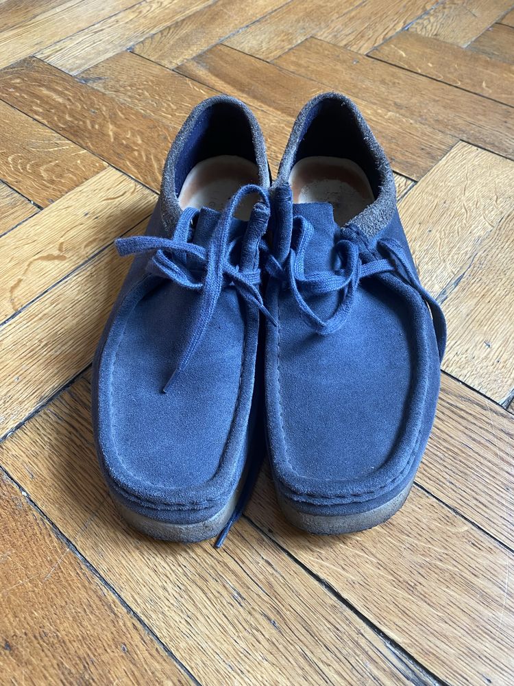 Clarks Originals Wallabee Blue Suede