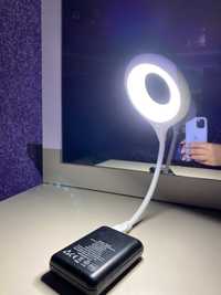 USB портативная лампа, прикроватная лампа, ночник для чтения