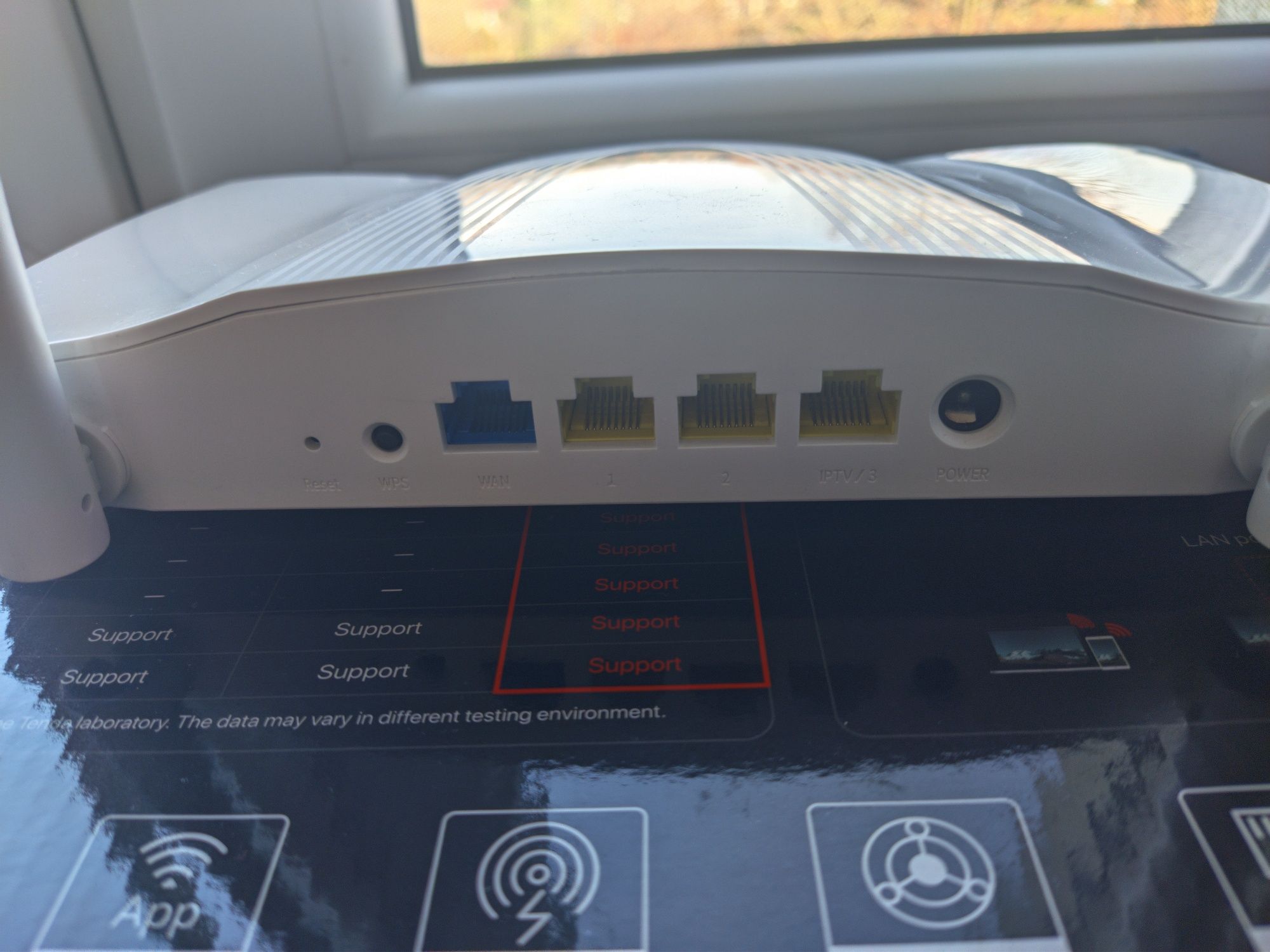 Szybki Ruter Router WiFi 6 Tenda TX3 AX1800