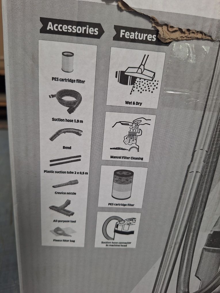 Odkurzacz uniwersalny na mokro i na sucho Karcher NT 22/1 Ap L