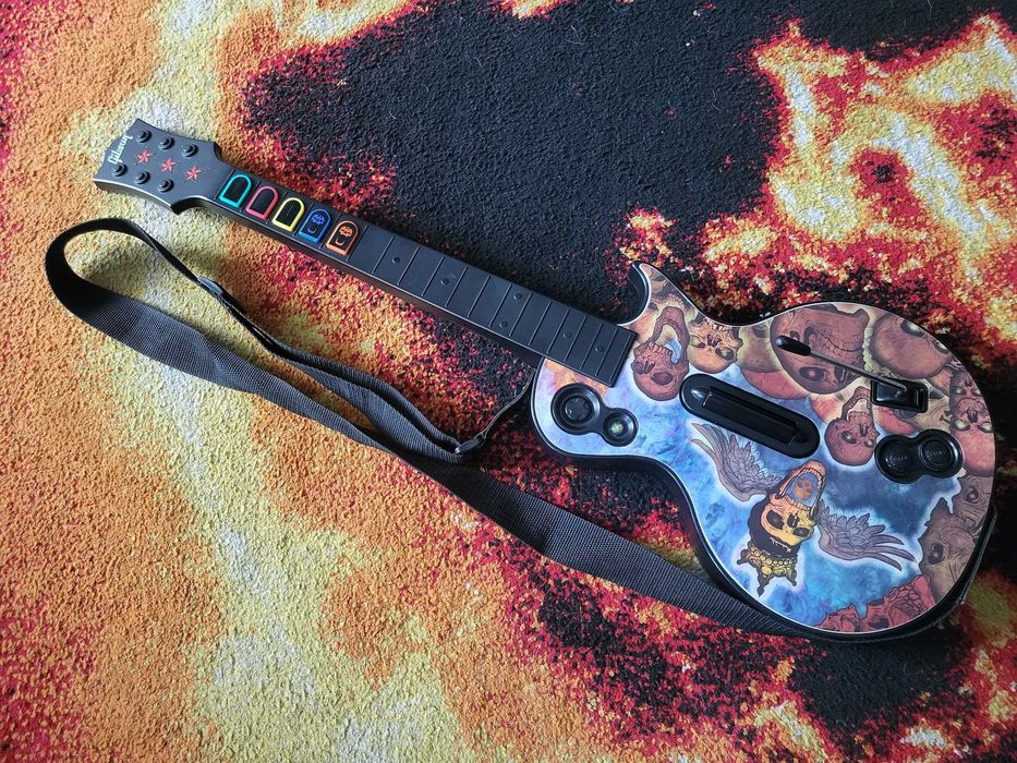 Gitara Guitar Hero Les Paul Gibson Xbox 360 Wzór 3D, Skup/Sprzedaż