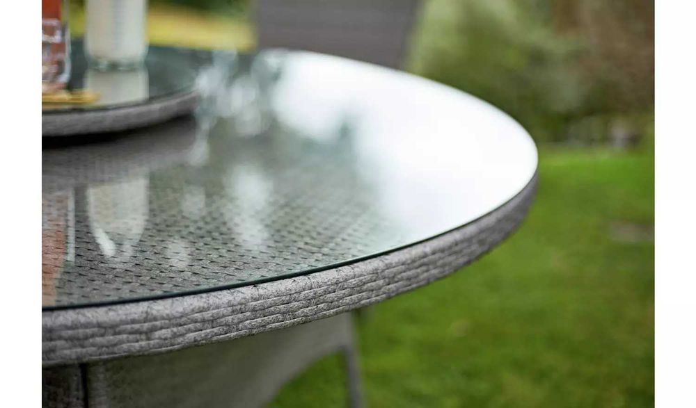 Duży okrągły stół do ogrodu sr.160cm technorattan Seychelles