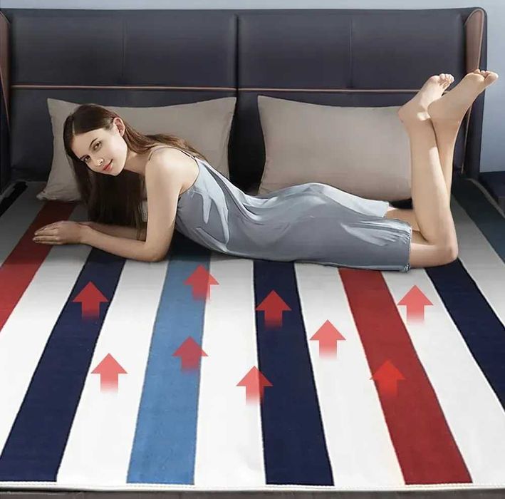 Электропростынь, грелка односпальная простынь с подогревом 150на70см