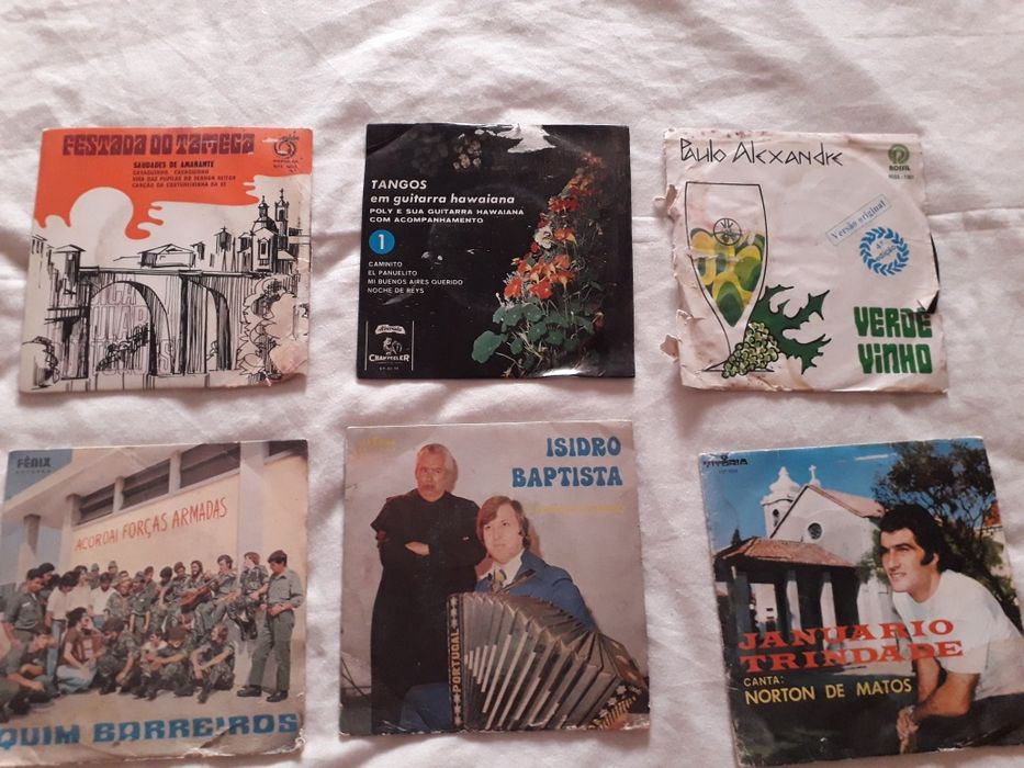 Discos vinil pequenos