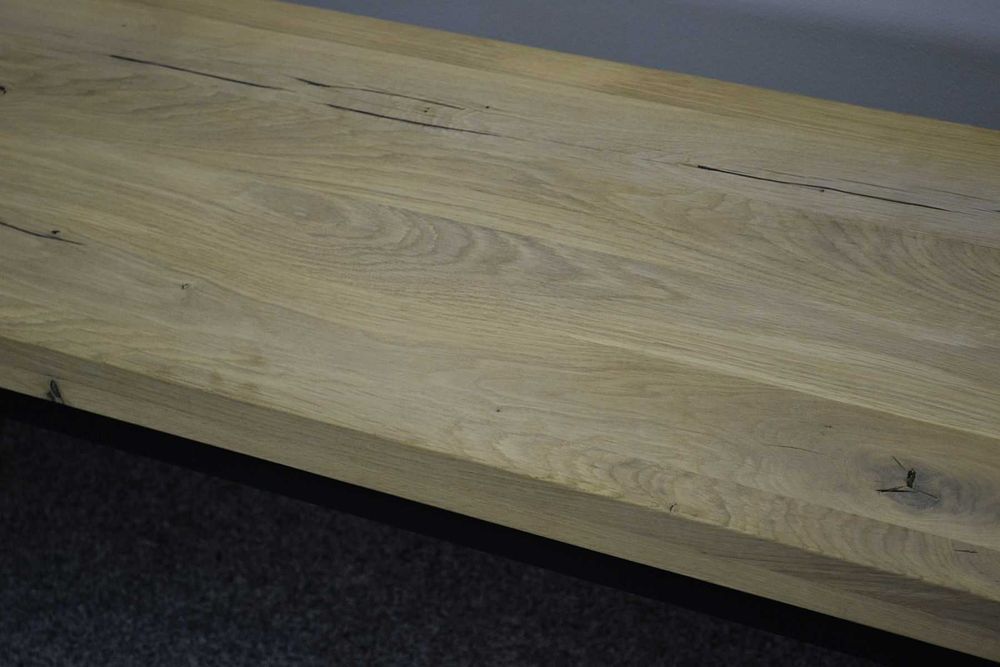 ŁAWKA, drewniana, dąb olejowany bielony, seria VILLANDERS, -68%