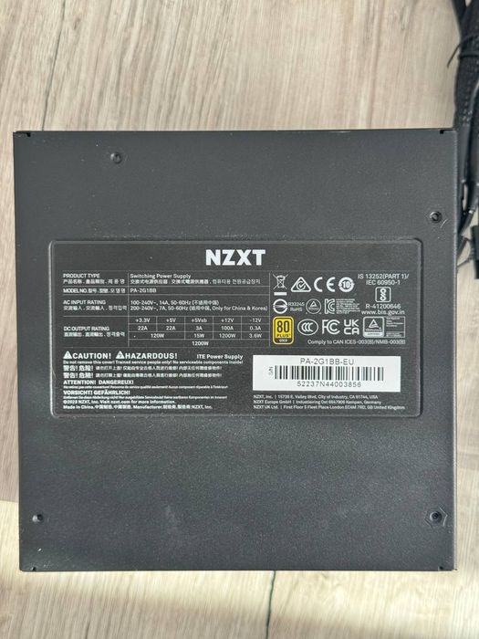 Блок живлення NZXT C1200 Gold 1000W 80 PLUS Gold Modular (PA-2G1BB-EU)