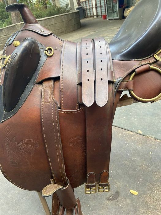 Седло австралийское вестерн для коня, лошади
