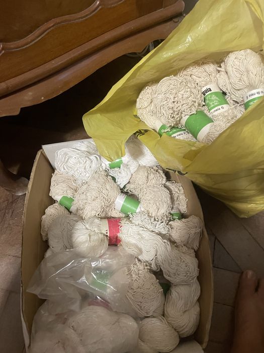 Linhas de crochet varios tipos