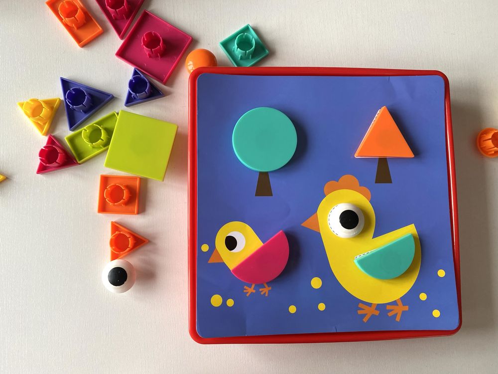 Дитячі іграшки мозайка крупна