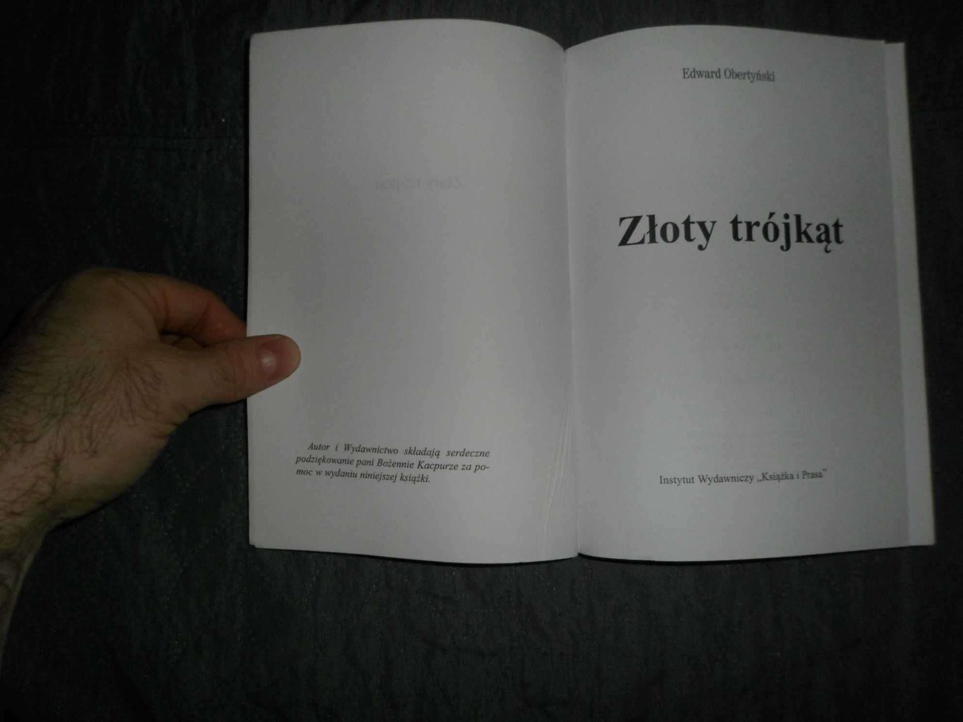 Edward Obertyński - Złoty trójkąt
