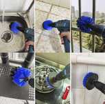 BOZKAA Zestaw 4 szczotek do wiertarki Power Scrubber,