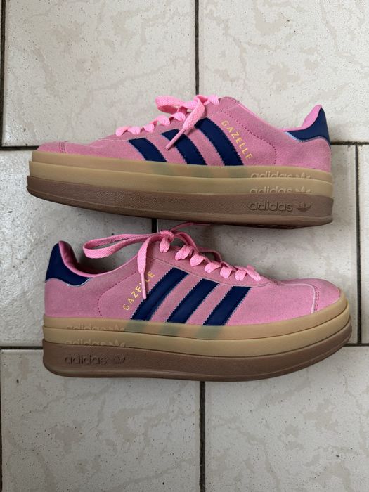 Кросівки adidas gazelle bold pink glow.