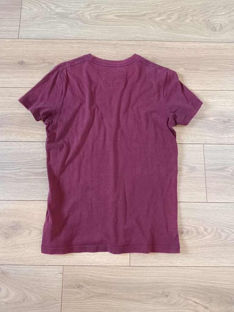 T-shirt męski chłopięcy młodzieżowy koszulka krótki rękaw Hollister S