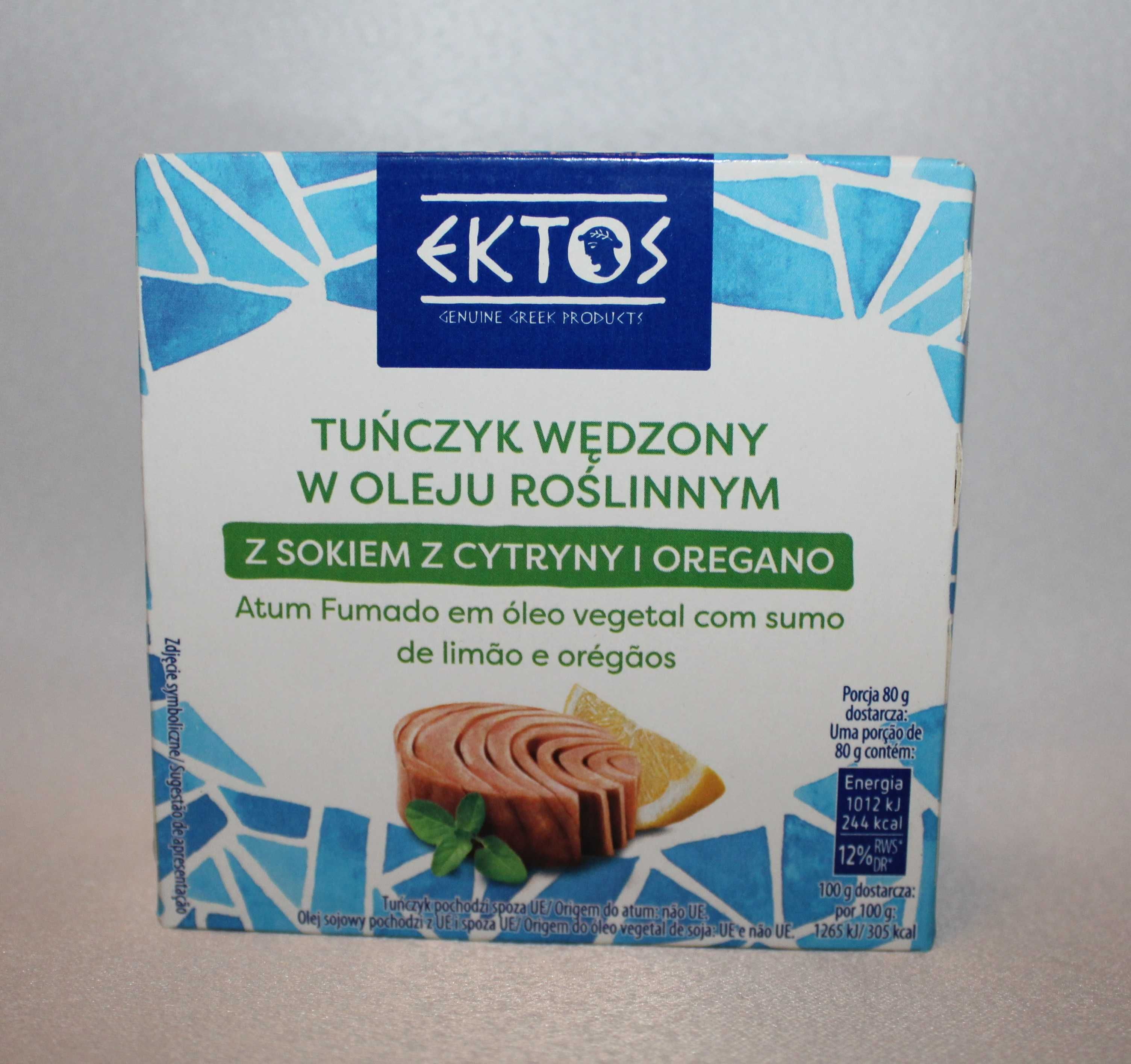 Elios Ektos Tuńczyk wędzony z cytryną i oregano i Eridanous