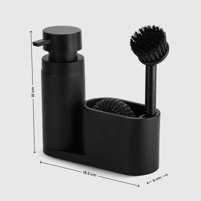 Black Sweden Home Designerski organizer do zlewu z dozownikiem płynu