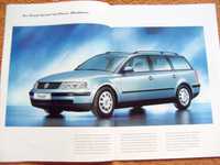 VW VOLKSWAGEN PASSAT VARIANT B5 1998 przedlift * prospekt 68 str. !
