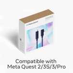 Kabel VR do Oculus Quest Quest 2 PRO 5m czarny oryginalny