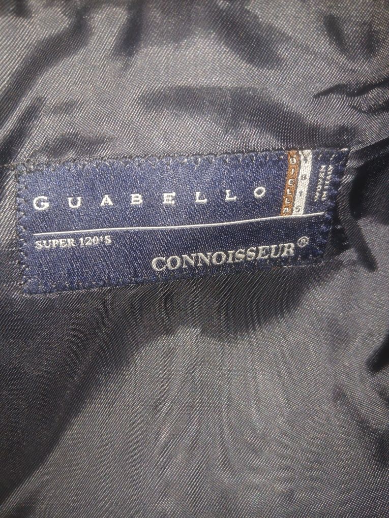 Czarna marynarka garnitur Guabello r.XXL