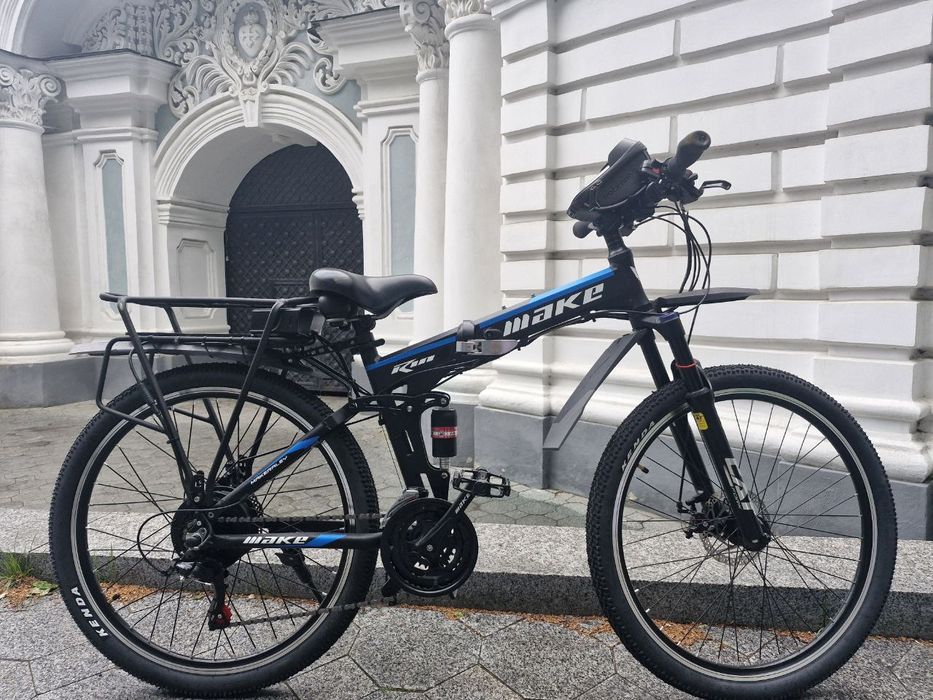 Электровелосипед складной MAKE XF15R 500W