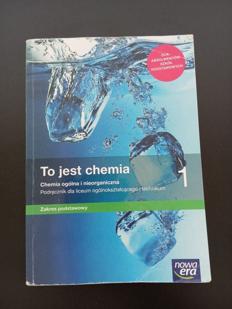 To jest chemia 1, zakres podstawowy - podręcznik.