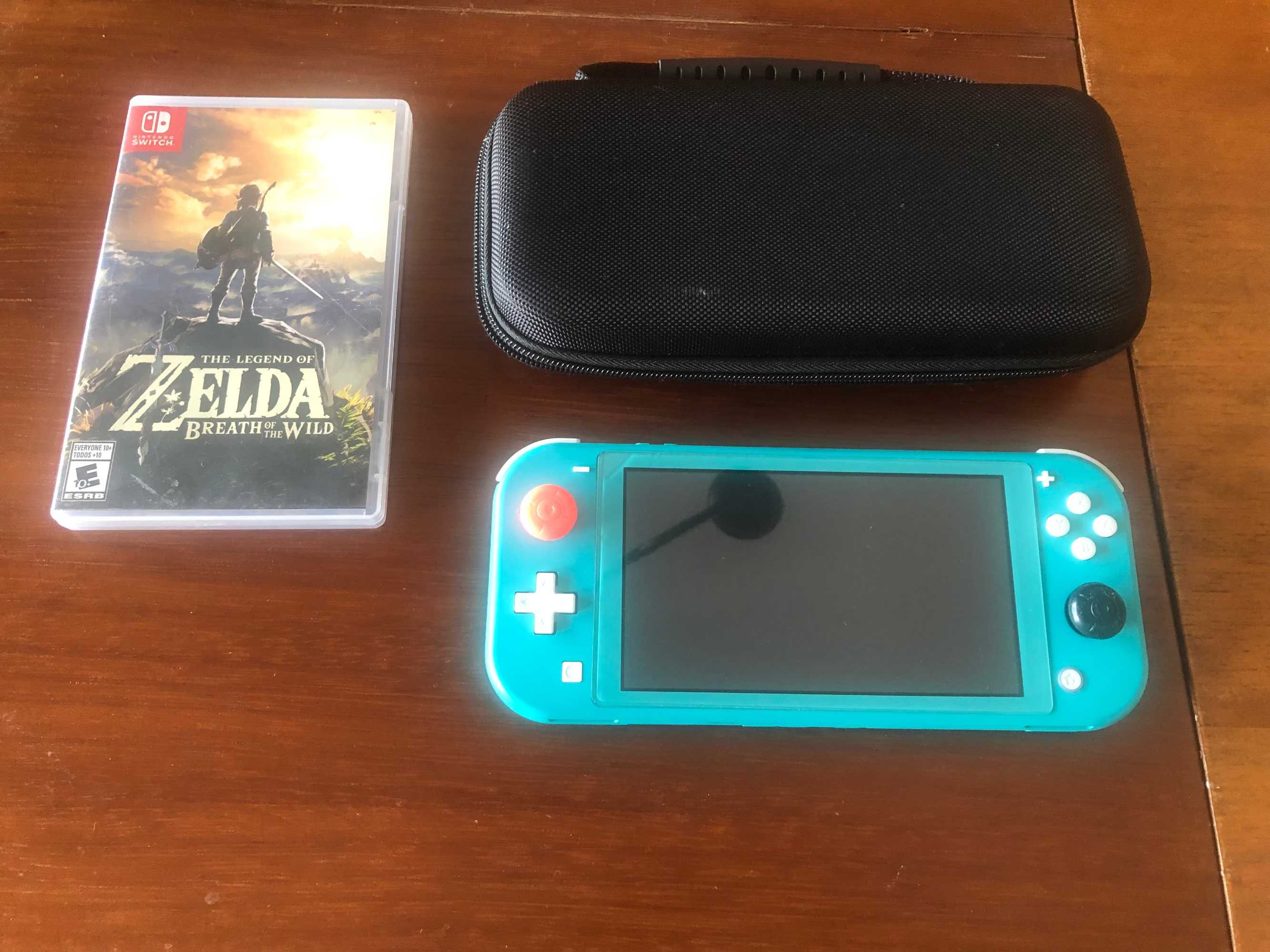 Switch Lite (Com jogo e capa)