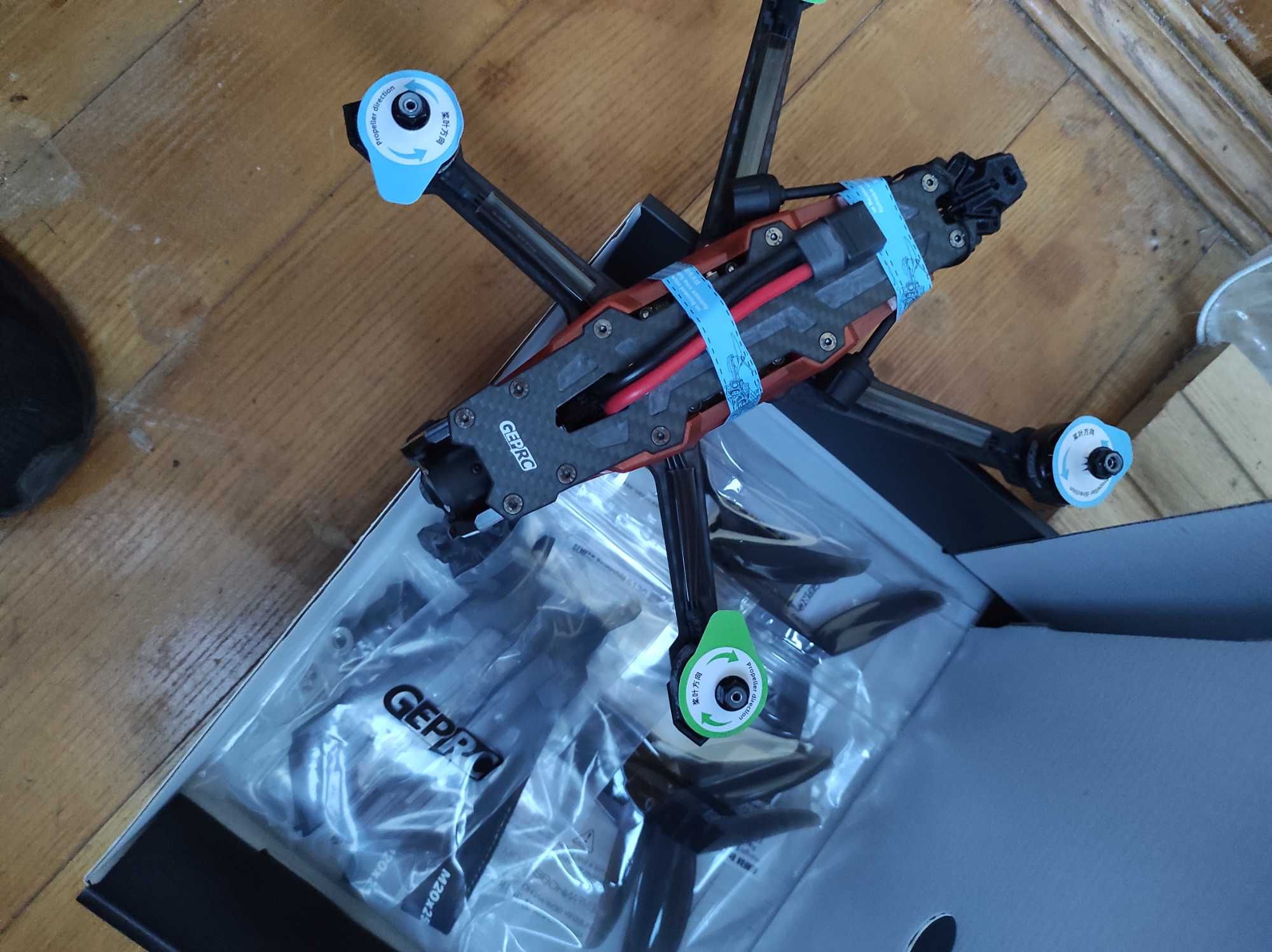 Geprc vapor d6  tbs elrs dji o4 pro mark5 tbs cinelog 30 v3