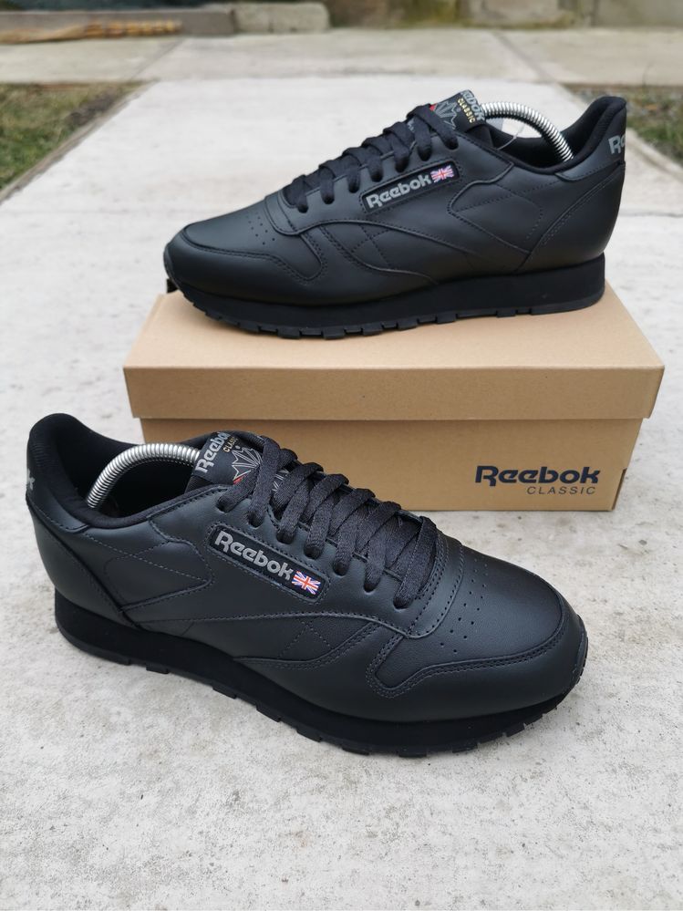 ОРИГІНАЛ Reebok Classic Leather Black 3912 кросівки оригінал