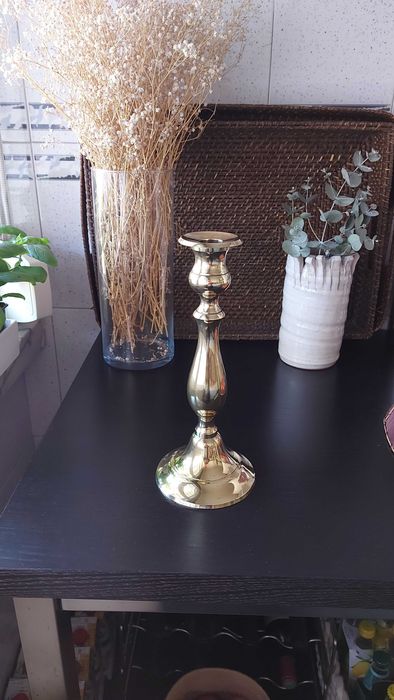 Castiçal em latão maciço SIA