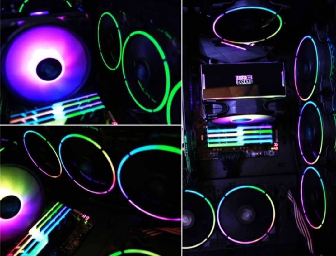 PcCOOLER Corona MAX 140 PWM Fan FRGB (3 шт)