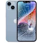 iPhone 14 wymiana zbitej szybki. Montaż w cenie