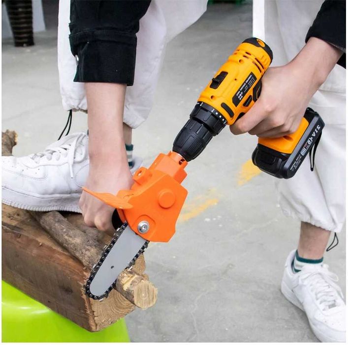 Przystawka piła łancuhowa adapter do wkrętarki pila OKAZJA