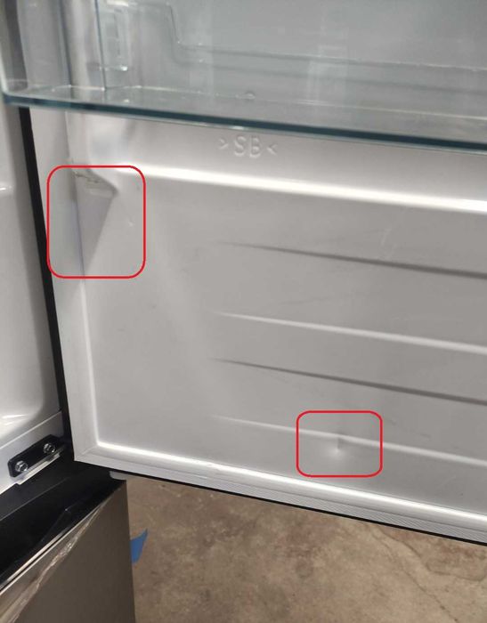 Lodówka HISENSE RM469N4ACE No Frost 200cm 386L Szara OUTLET 30IG71/12