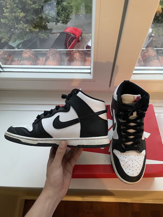 Nike Dunk High Panda 42 Pouco Usadas
