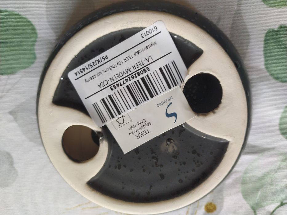 Ceramiczna podstawka pod mydło mydelniczka